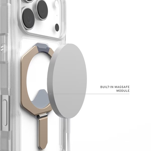 Чохол UAG для iPhone 17 Pro, Plasma XTE MagSafe, Clear/Titanium