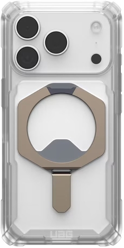 Чохол UAG для iPhone 17 Pro, Plasma XTE MagSafe, Clear/Titanium