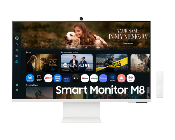 Монитор Samsung 32" Smart M8 (LS32FM803UZXUA) VA White