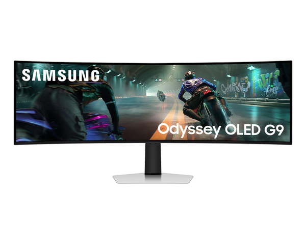 Монитор Samsung 48.7" Odyssey G9 49DG910 (LS49DG910SIXUA) OLED Silver Curved 144Hz