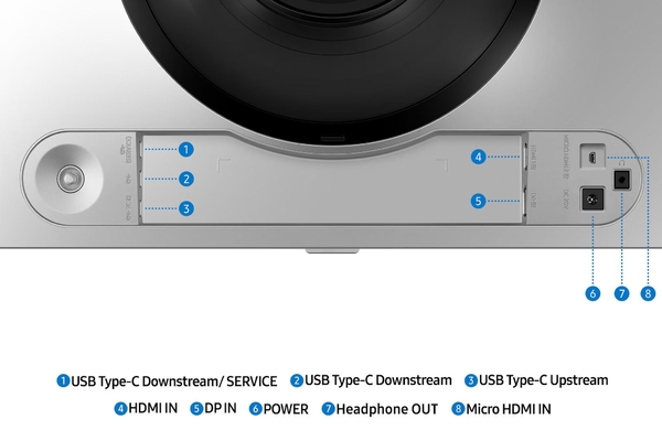 Монитор Samsung 48.7" Odyssey G9 49DG910 (LS49DG910SIXUA) OLED Silver Curved 144Hz