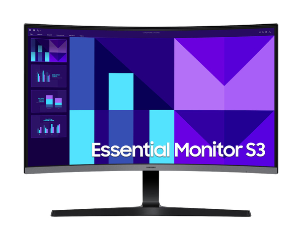 Монитор Samsung 27" Essential S3 S27D390G (LS27D390GAIXUA) VA Black Curved 100Hz