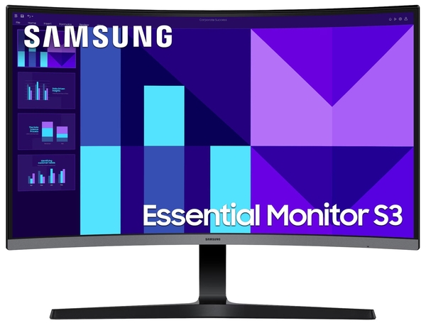 Монитор Samsung 27" Essential S3 S27D390G (LS27D390GAIXUA) VA Black Curved 100Hz