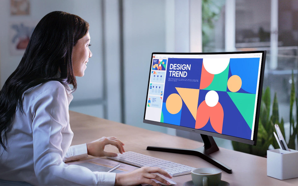 Монитор Samsung 27" Essential S3 S27D390G (LS27D390GAIXUA) VA Black Curved 100Hz