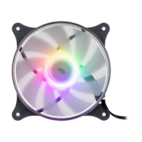 Корпусний вентилятор 2E GAMING Air Cool ACF120VRB-ARGB 120мм, 1200rpm, 4pin, 23dBa, reversed, чорний