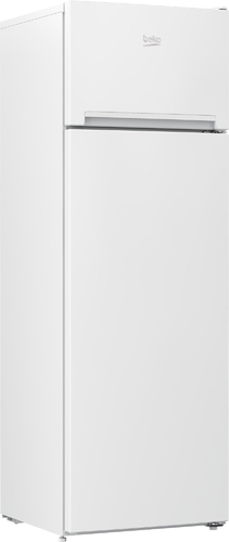 Холодильник Beko з верxн. мороз., 161x57x54, xолод.відд.-204л, мороз.відд.-46л, 2дв., E, ST, білий