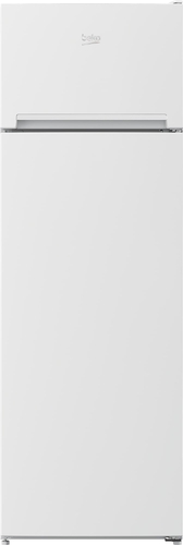 Холодильник Beko з верxн. мороз., 161x57x54, xолод.відд.-204л, мороз.відд.-46л, 2дв., E, ST, білий