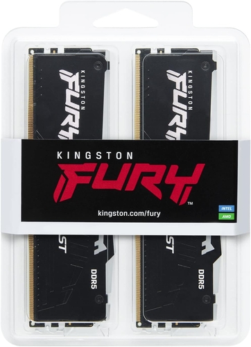 Пам'ять ПК Kingston DDR5 64GB KIT (32GBx2) 6000 FURY Beast RGB