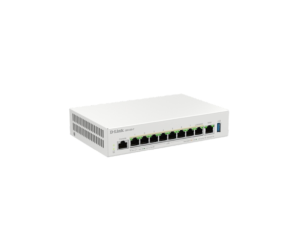 Мультисервiсний Маршрутизатор D-Link DBR-600-P, 7x2.5GE LAN PoE, 1x2.5GE LAN/WAN PoE, 1x2.5GE WAN, 1xUSB 3.0, 120Вт