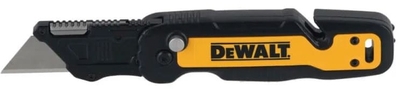 Ніж будівельний трапецієподібний складний DeWALT, з фіксованим лезом, корпус пластик, 82мм