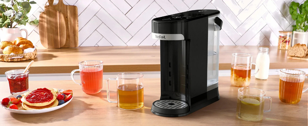 Електрочайник-диспенсер Tefal Instant Hot Water 2л, 5 темп.реж, миттєве нагрівання, сенc. управління, чорний