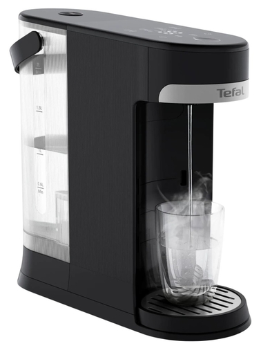 Електрочайник-диспенсер Tefal Instant Hot Water 2л, 5 темп.реж, миттєве нагрівання, сенc. управління, чорний