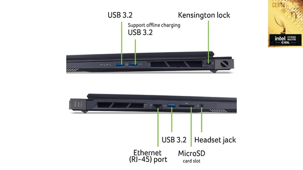 Ноутбук Acer Predator Helios 18 PH18-73-96KF (NH.QVWEU.001) Abyssal Black