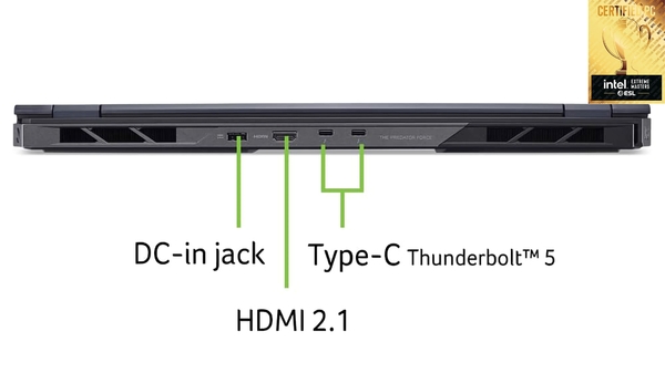 Ноутбук Acer Predator Helios 18 PH18-73-96KF (NH.QVWEU.001) Abyssal Black