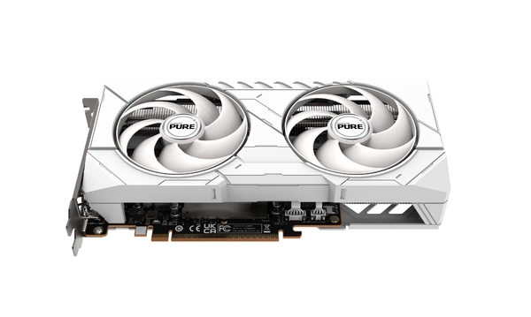 Відеокарта SAPPHIRE Radeon RX 9060 XT 16GB GDDR6 PURE GAMING OC білий