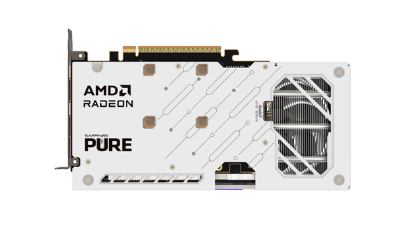 Відеокарта SAPPHIRE Radeon RX 9060 XT 16GB GDDR6 PURE GAMING OC білий