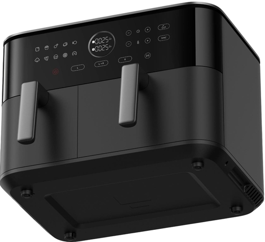 Мультипіч Xiaomi Dual Zone Air Fryer 10L 2700Вт, чаша-10л, сенсорне управл., пластик, чорний