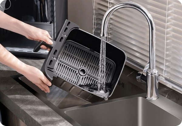 Мультипіч Xiaomi Dual Zone Air Fryer 10L 2700Вт, чаша-10л, сенсорне управл., пластик, чорний