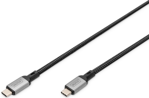 Кабель DIGITUS USB 4.0 (Type-C/Type-C) 1м, чорний