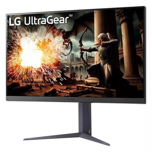 Монітор LG 31.5" 32GS75Q-B 2xHDMI, DP, Audio, IPS, 2560x1440, 180Hz, 1ms, sRGB 99%, G-SYNC, FreeSync, Pivot, HDR400
