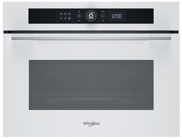 Духова шафа Whirlpool електрична компактна, 40л, дисплей, конвекція, ф-ція мікрохвиль, білий