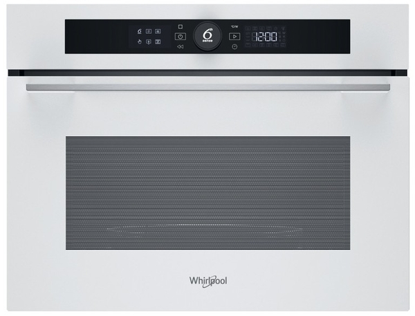 Духова шафа Whirlpool електрична компактна, 40л, дисплей, конвекція, ф-ція мікрохвиль, білий