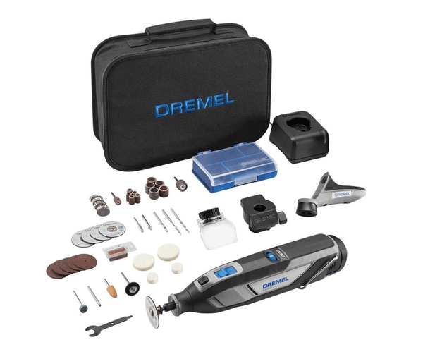 Шліфмашина шліфувально-гравірувальна акумуляторна Dremel 8240-3/45 12В 1х2А·год 5000-35000об/хв 45 аксесуарів ЗП 0.66кг