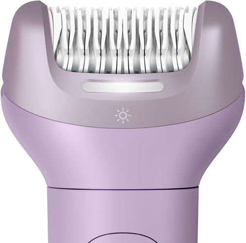Епілятор Philips Series 9000 дисковий, аккумул., пінцет.-32, волог.+сух., насадок-6, футляр, фіолетовий