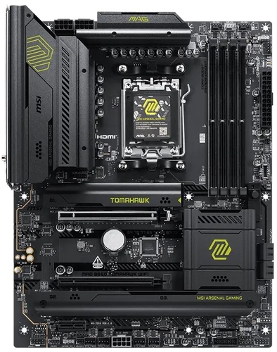 Материнcька плата MSI MAG B850 TOMAHAWK WIFI sAM5 B850 4xDDR5 M.2 HDMI Wi-Fi BT ATX