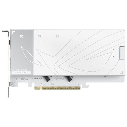 Материнcька плата ASUS ROG CROSSHAIR X870E GLACIAL sAM5 X870E 4xDDR5 M.2 USB Type-C Wi-Fi BT E-ATX білий