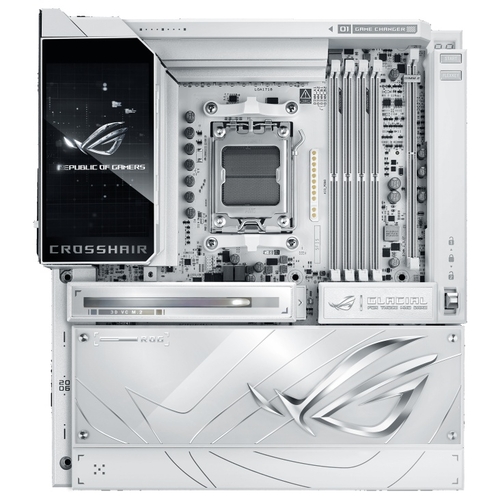 Материнcька плата ASUS ROG CROSSHAIR X870E GLACIAL sAM5 X870E 4xDDR5 M.2 USB Type-C Wi-Fi BT E-ATX білий