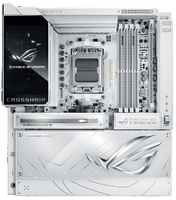 Материнcька плата ASUS ROG CROSSHAIR X870E GLACIAL sAM5 X870E 4xDDR5 M.2 USB Type-C Wi-Fi BT E-ATX білий