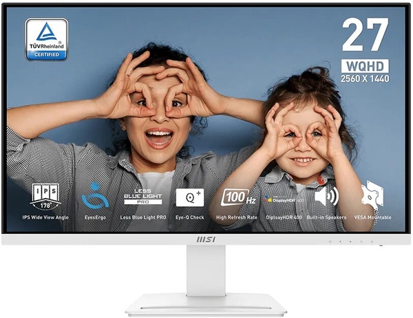 Монітор MSI 27" PRO MP273QW-E2 2xHDMI, DP, MM, IPS, 2560x1440, 100Hz, 1ms, sRGB 118%