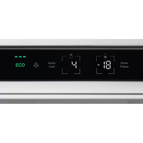 Холодильник Electrolux вбудований з нижн. мороз., 177x55х55, холод.відд.-192л, мороз.відд.-61л, 2дв., Е, Combi, інв., диспл внутр., зона св-ті, білий