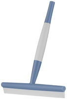 Шкребок для скла з гачком ARDESTO Solid 22.7х21.7см, пластик, гума, блакитний