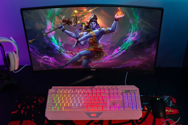 Монітор 2E GAMING 27" R2726B HDMI, DP, MM, VA, 200Hz, 1ms, CURVED, FreeSync