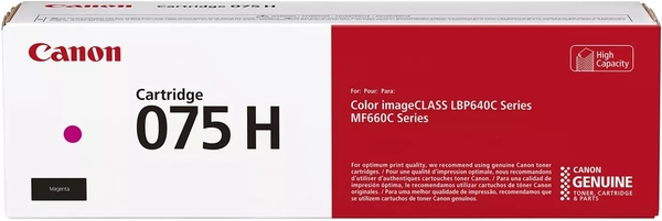 Картридж Canon 075H MF664Cdw/MF667Cdw/LBP646Cdw/LBP647Cdw Magenta (2500 стор.)