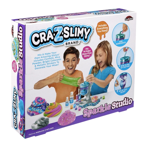 Слайм Cra-Z-Art Glitter Sparkle Studio, набір 22од