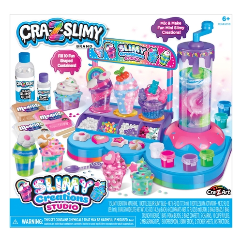 Слайм Cra-Z-Art Slimy Creations Studio, набір 40од