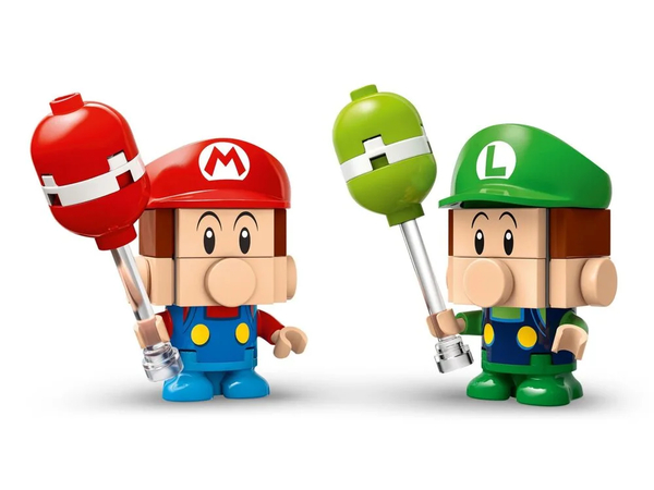 Конструктор LEGO Super Mario Mario Kart – Baby Mario vs. Baby Luigi