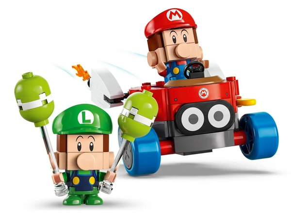 Конструктор LEGO Super Mario Mario Kart – Baby Mario vs. Baby Luigi