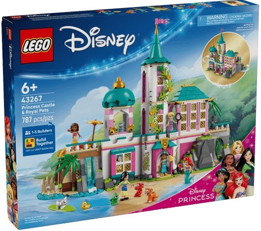 Конструктор LEGO Disney Princess Замок принцеси та королівські улюбленці