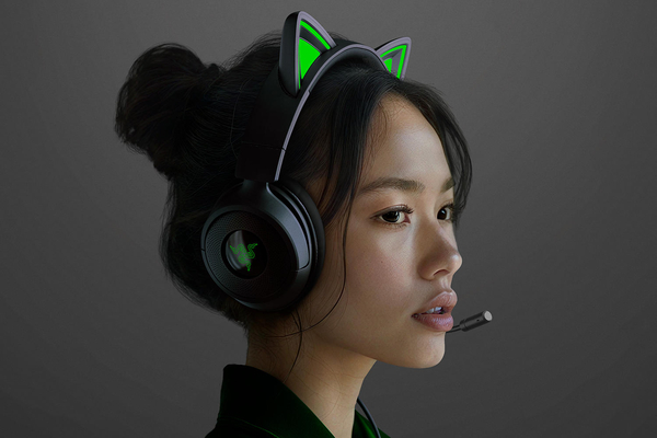 Гарнітура Razer Kraken Kitty V3 X, mini-jack, 1.3м, чорний
