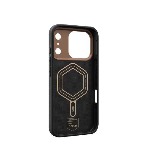Чохол UAG для iPhone 17 Pro, Fibr Armr Magsafe, Kevlar Graphite/Bronze