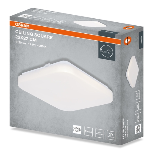 Світильник накладний OSRAM CEILING SQUARE 12Вт 4000K 960Лм
