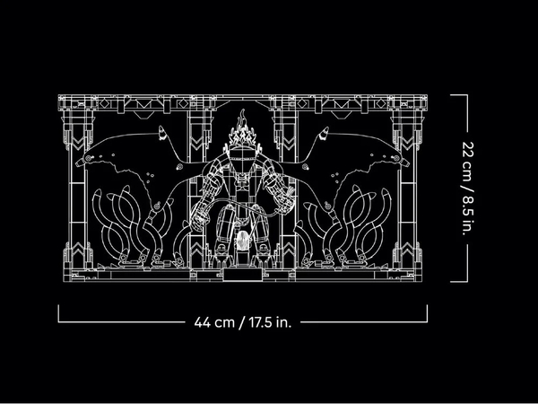 Конструктор LEGO Icons Володар перснів: Балроґ. Книжковий куточок