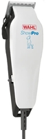 Машинка для стрижки тварин WAHL Show Pro, від мережі, вібраційний мотор, насадок-4, кейс,ножиці, гребінець в компл, сталь, білий