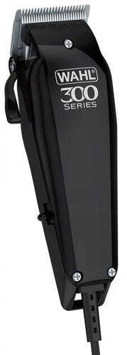 Машинка для стрижки Wahl Home Pro 300 Cordless, мережа+акум., вібраційний мотор, насадок-10, кейс, масло та ножиці у компл., сталь, чорний
