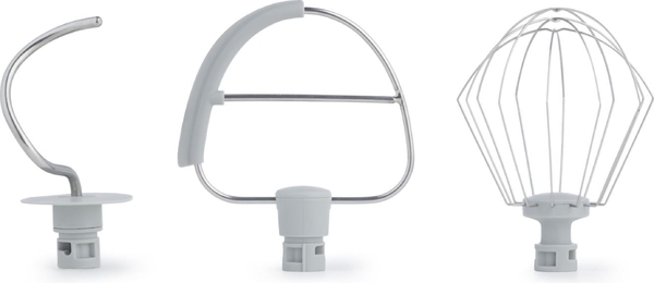 Кухонна машина Gorenje 800Вт, чаша-метал, корпус-пластик, насадок-3, білий