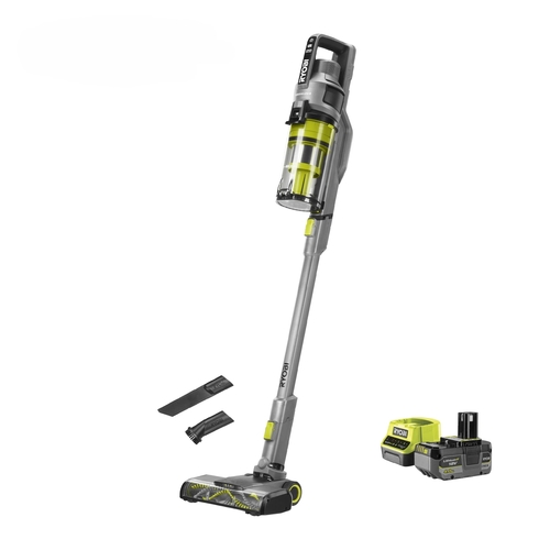 Пилосос акумуляторний Ryobi ONE+ RSVS18BL-1C40G 18В 1х4А·год 90Вт 20кПа контейнер 0.8л HEPA12 3.2кг
